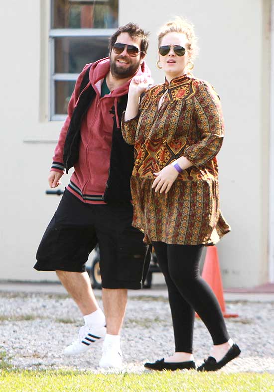 Simon Konecki e Adele foram fotografados juntos em janeiro