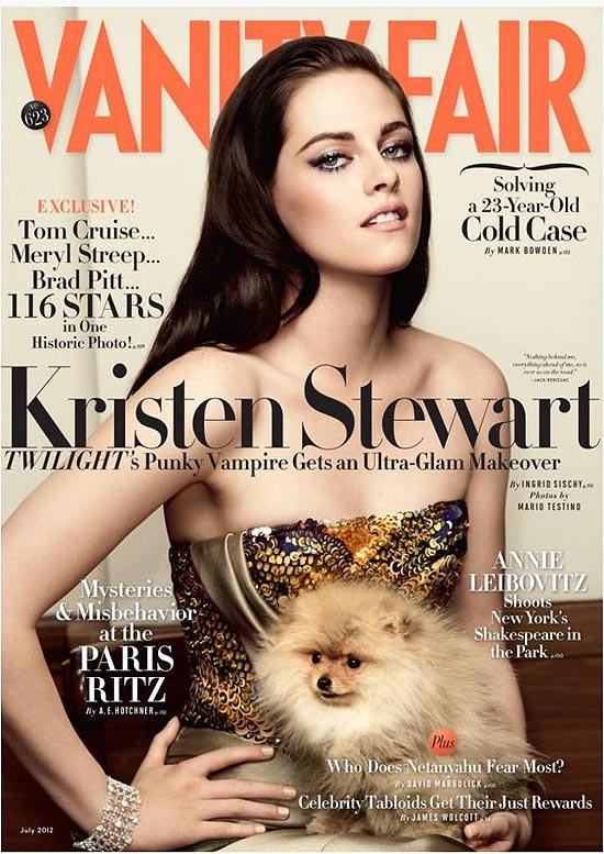 Kristen Stewart na capa da "Vanity Fair" de junho