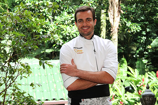 Max Fercondini no reality "Super Chefe", do programa apresentado por Ana Maria Braga
