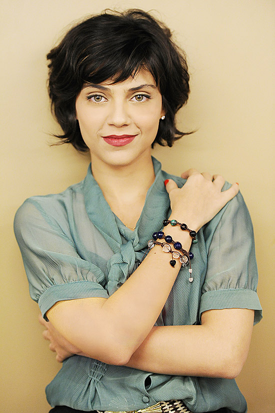 A atriz Letícia Persiles