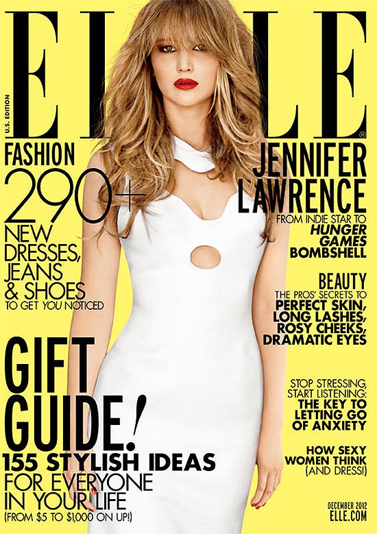 Jennifer Lawrence na capa da "Elle"