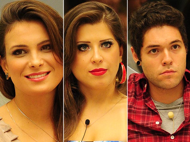 Kamilla, Nasser e Andressa estão no paredão no "BBB13"