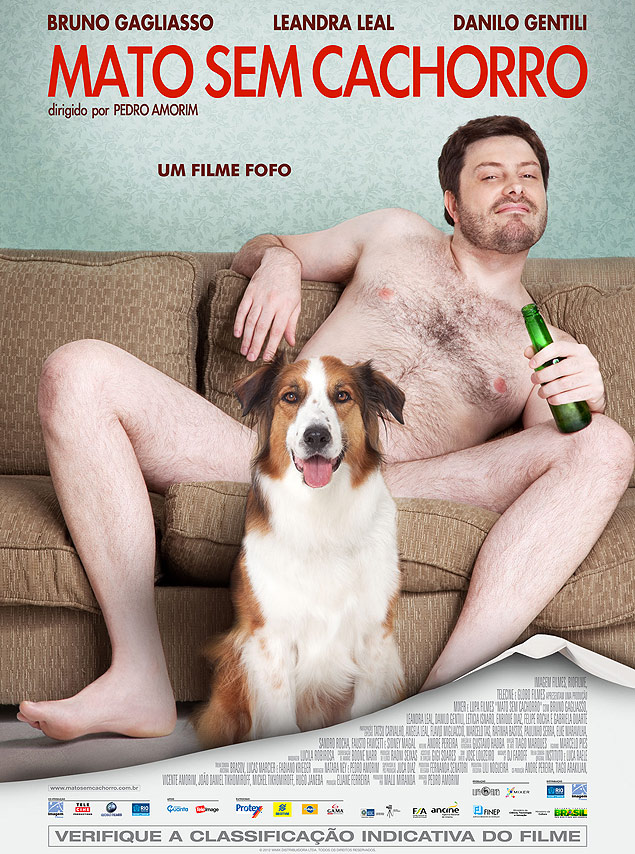 O cartaz do filme "Mato sem Cachorro" 