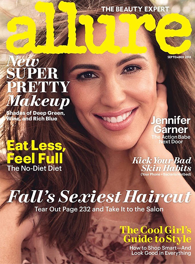Jennifer Garner é a capa da revista "Allure" de setembro