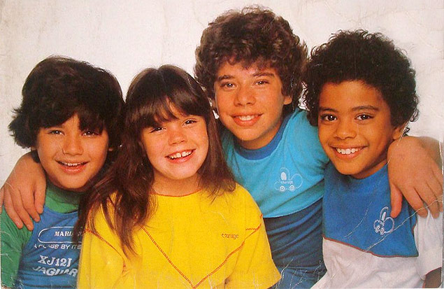 Capa do disco de "A Turma do Balão Mágico", grupo infantil de sucesso estrondoso na década de 80