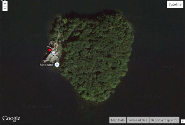 ilha de Petra Island, fica perto de Nova York e abriga casa projetada por Frank Lloyd Wright