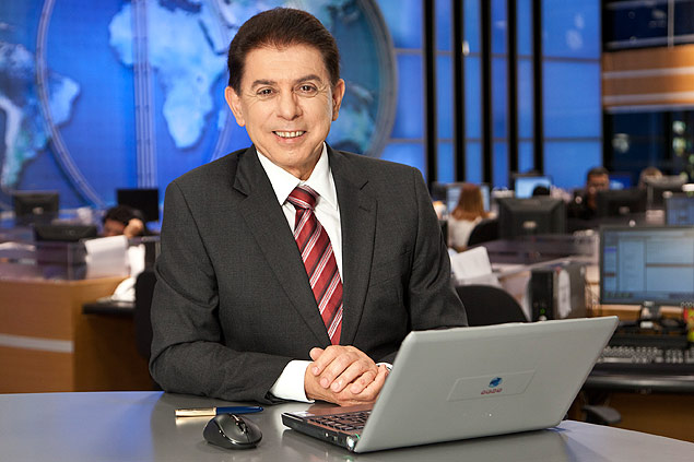 O apresentador Heródoto Barbeiro, da Record News