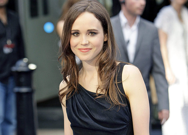 A atriz Ellen Page durante premiere no filme "A Origem" no Reino Unido; ela assumiu homossexualidade nesta sexta-feira 
