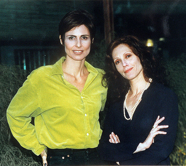 As atrizes Silvia Pfeifer e Christiane Torloni na novela 'Torre de Babel', da TV Globo