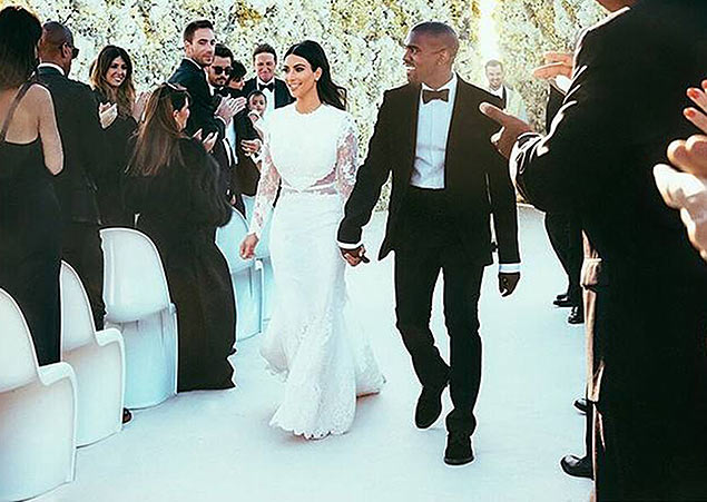 Kim Kardashian e Kanye West se casam