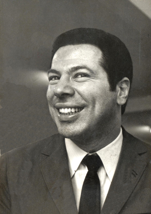 O apresentador Silvio Santos, em 1969