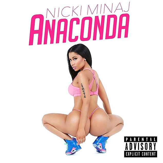 Capa do novo álbum da cantora americana Nicki Minaj, "Anaconda"