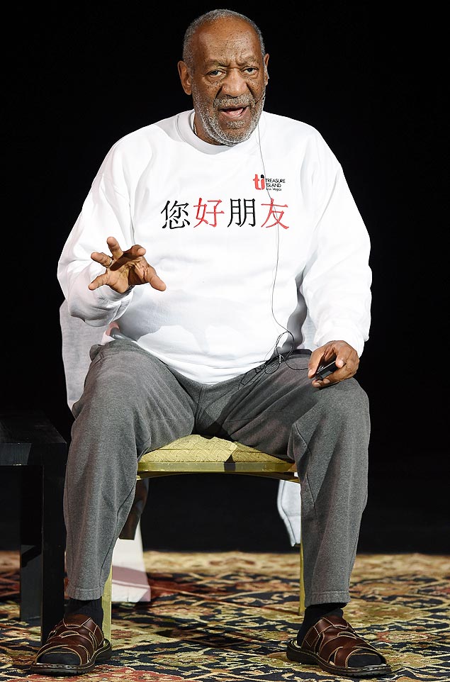 O comediante e ator Bill Cosby se apresenta em casino de Las Vegas