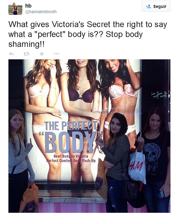 Estudantes britânicas protestam contra nova campanha da Victoria's Secret