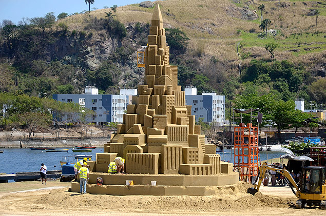 O castelo de areia de Niterói
