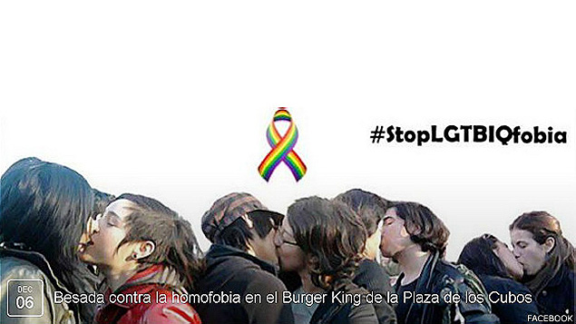 Expulsão de Burger King por beijo gay mobiliza redes sociais na Espanha (agora com link)