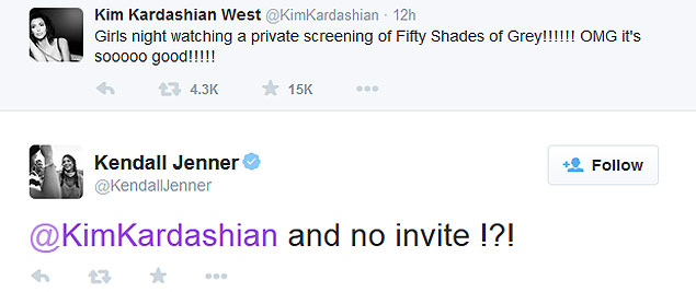 Kim Kardashian se gaba em seu Twitter