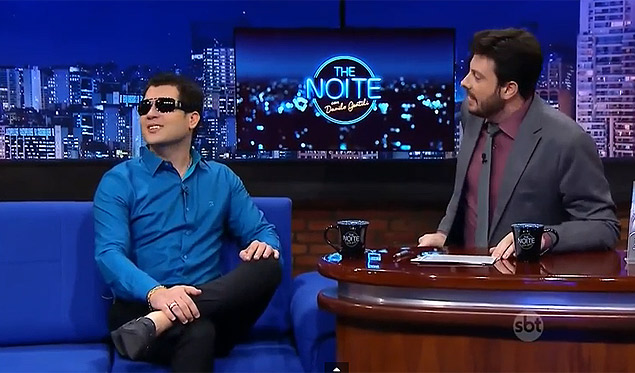 Entrevista de Danilo Gentili com Daniel Nascimento no "The Noite"