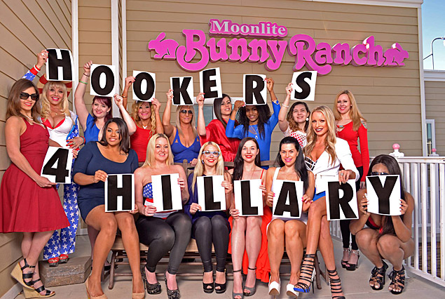 Prostitutas de Nevada declaram apoio a Hillary Clinton
