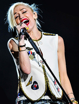 Gwen Stefani, do No Doubt, durante o Rock in Rio, em Las Vegas