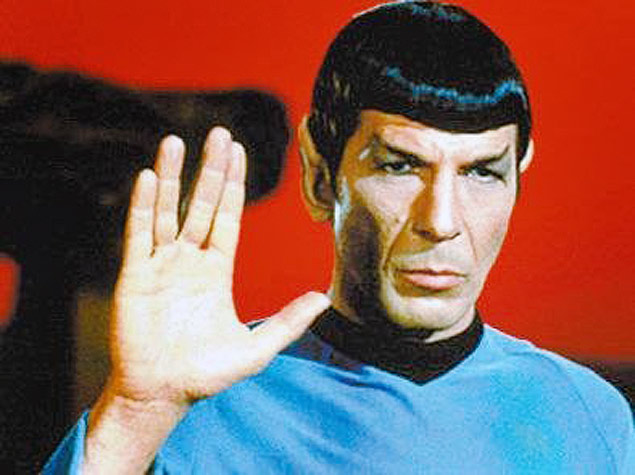 O ator Leonard Nimoy, como Spock em cena do filme "Star Trek" 