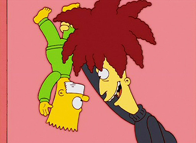 Sideshow Bob e Bart so inimigos desde 1990 no desenho 'Os Simpsons'