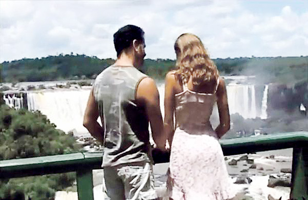 Cena de filme pornô gravado nas Cataratas do Iguaçu