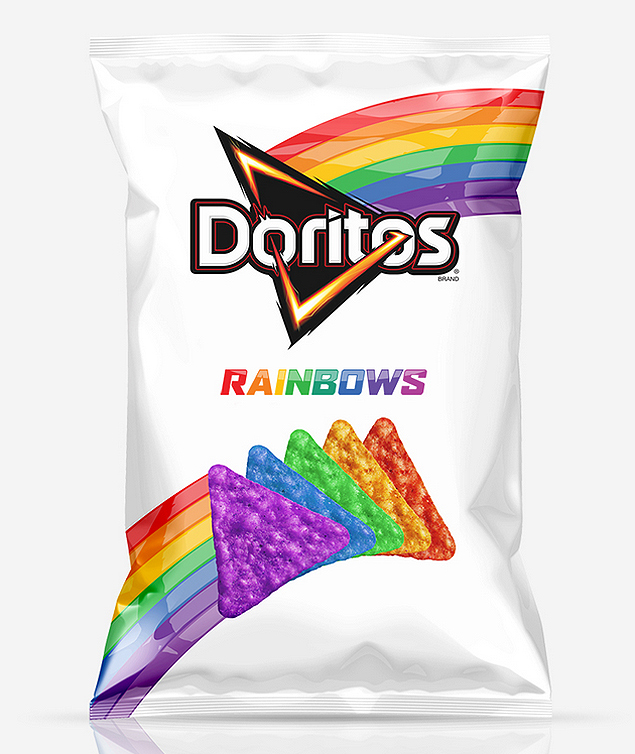 Doritos rainbows