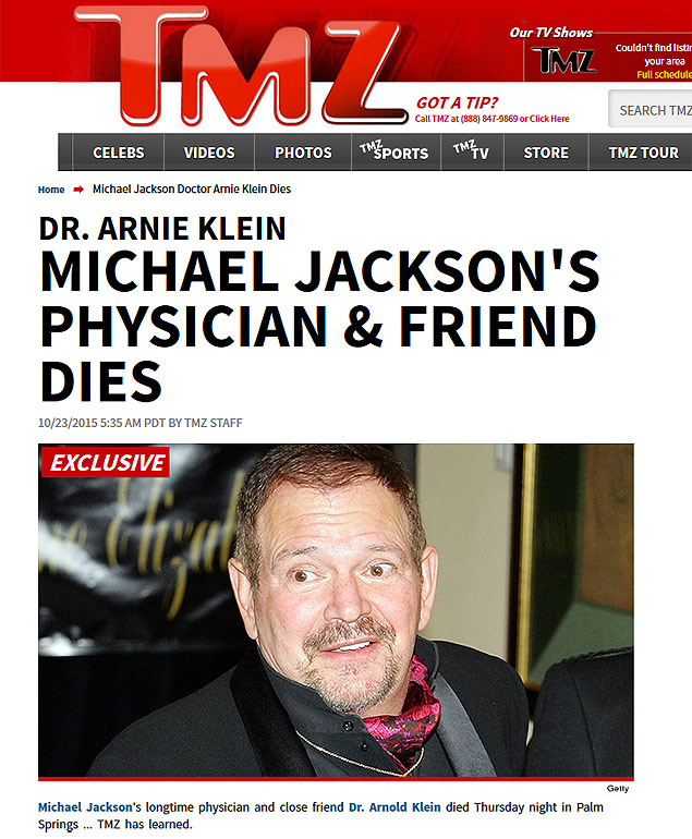 Arnold Klein, médico de Michael Jackson