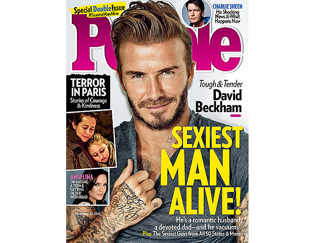 David Beckham é o homem mais sexy do mundo, diz revista people