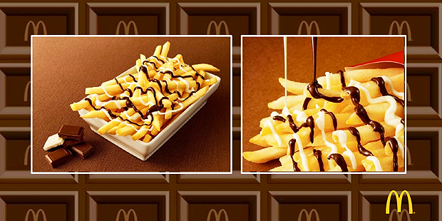 McDonald's lança McChoco Potato, batata frita de chocolate