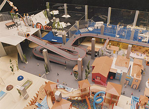Maquete do projeto do Parque da Mnica, que vai ser inaugurado dentro no Shopping Eldorado