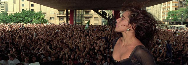 Show de Daniela Mercury em 1992 no vão livre do Masp, em São Paulo
