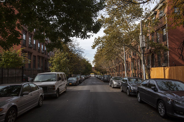 Rua do bairro Park Slope, no Brooklyn, atualmente