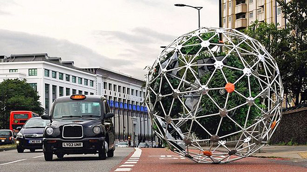 Hortum Machina, o primeiro jardim ambulante autnomo do mundo, circula nas ruas de Londres