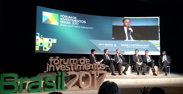 O Ministro da Sade Ricardo Barros em discusso sobre Sade e Biotecnologia 