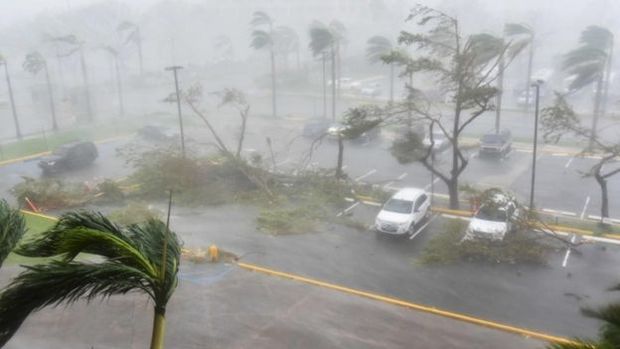O furaco Maria atingiu o Caribe pouco tempo depois do Irma