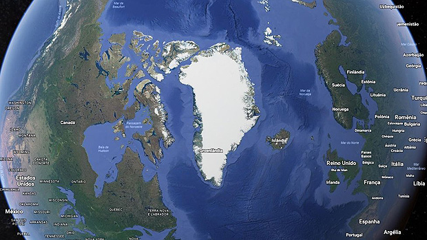 Se derretesse de uma vez e por completo, a Groenlândia aumentaria em mais de 6 m o nível do mar no mundo