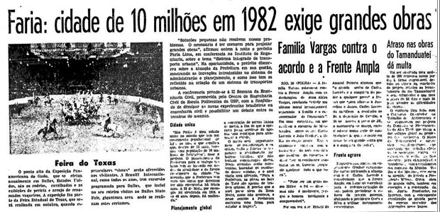 Pgina 3 da Edio da Tarde, da Folha de S.Paulo de 29 de setembro de 1967. (Foto: Folhapress)