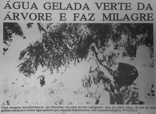 Destaque da primeira pgina do Notcias Populares de 23 de outubro de 1977. (Foto: Folhapress)