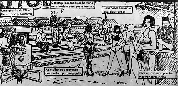 Ilustrao publicada no jornal "Notcias Populares" em 4 de dezembro de 1992 