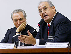 Michel Temer e Nelson Jobim