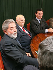 Fernando Collor voltou ao Planalto e foi recebido pelo presidente Lula