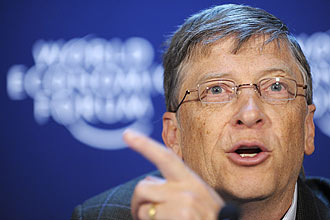 <b>FRUM ECONMICO MUNDIAL:</b> Bill e Melinda Gates defendem manuteno de ajudas apesar da crise econmica global