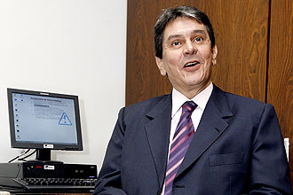 Ex-deputado Roberto Jefferson na liderana do PTB, na Camara dos Deputados; pea central do escndalo do mensalo