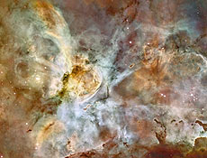 Imagem do Hubble mostra a nebulosa Carina