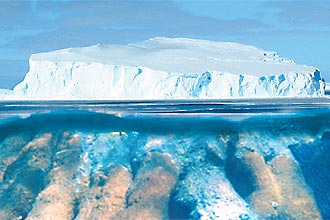 Icebergs e corais so as reas que sero afetadas pelo aumento do nvel do mar, de acordo com pesquisadores norte-americanos