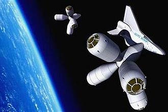 Concepção artística mostra o hotel espacial, que deve receber primeiros hóspedes a partir de 2012, disse executivo