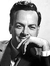Richard Feynman, ganhador do prmio Nobel de Fsica em 1965