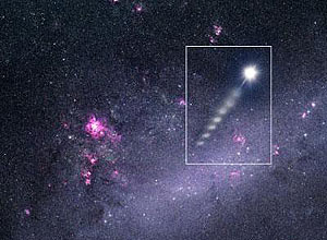 Estrela de hipervelocidade se move no espaço; estudo indica que buraco negro no centro da Via Láctea pode lançar estrela